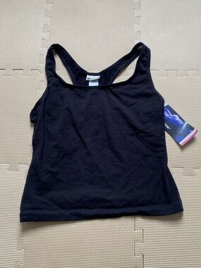 Jacques Moret Black Racerback Tank Size XXL - NWT